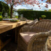 Bordeaux Reclaimed Teak Dining Table Set